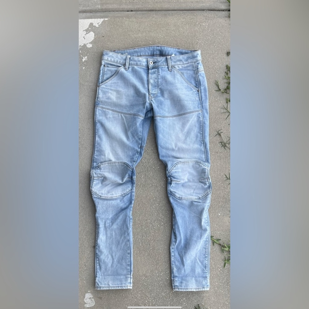 G-Star 5620 3D Slim Light Blue Washed Jeans